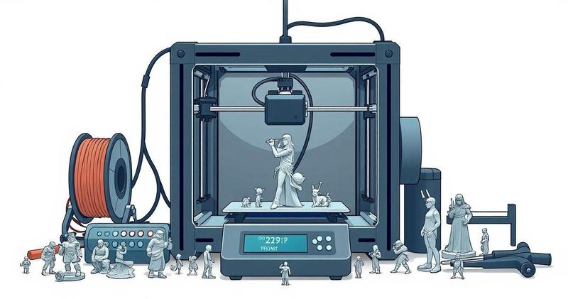 Impressão 3d miniaturas