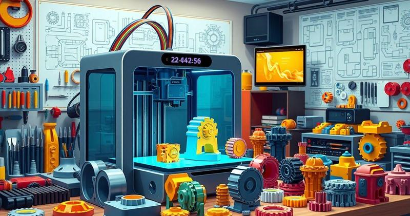 Impressora 3d para peças automotivas