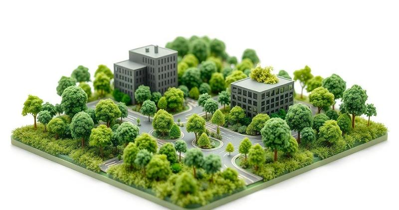 Maquete impressa em 3d