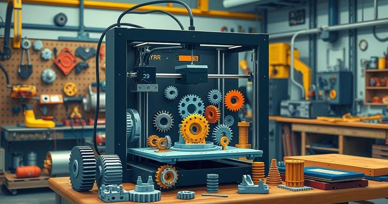 Peças automotivas em 3d